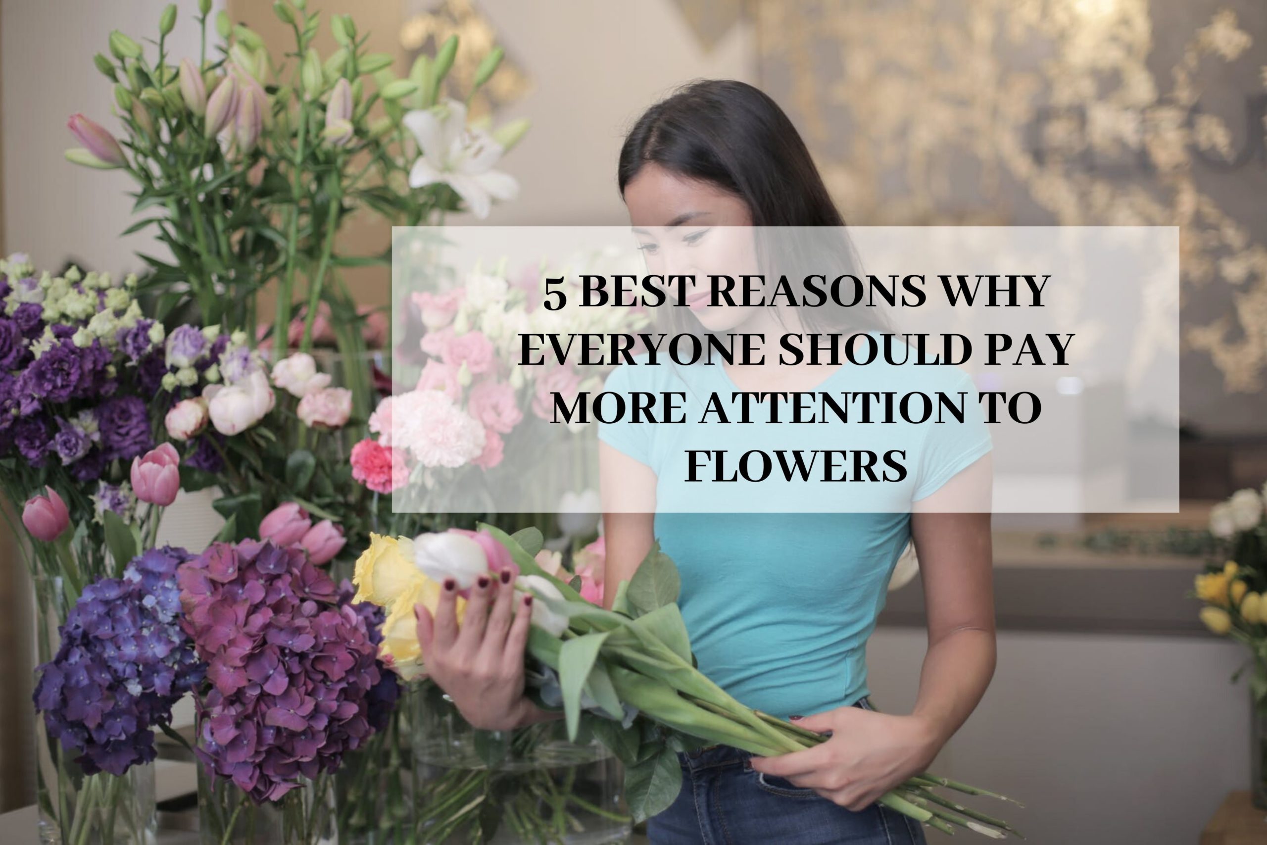 5 Best Reasons Why Everyone Should Pay More Attention to Flowers !!!